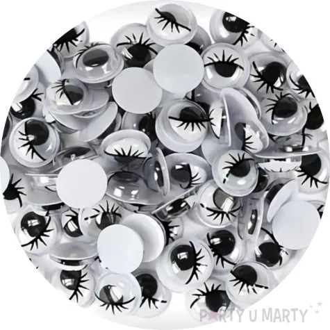 oczka classic z rzesami titanum 10 mm 100 szt