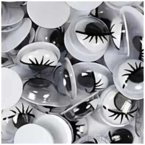 oczka classic z rzesami titanum 10 mm 100 szt