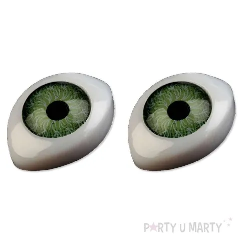 oczka do klejenia lezka zielony jasny stoklasa 12x17 mm