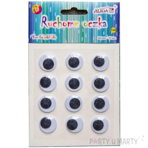 oczka ruchome aliga 20 mm 12 szt