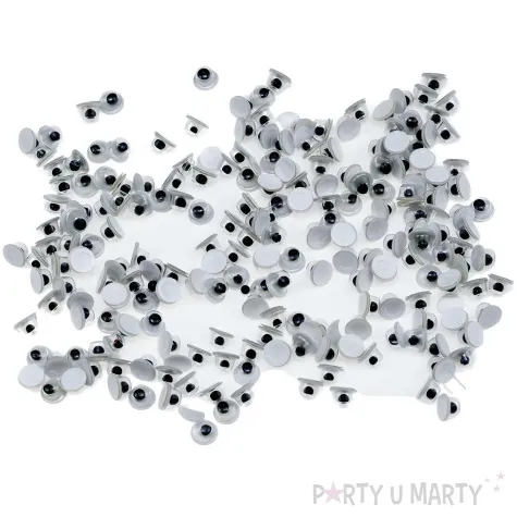 oczka samoprzylepne ruchome i wylupiaste 4 mm 200 szt