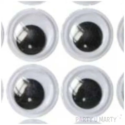 oczka samoprzylepne ruchome titanum 15 mm 16 szt