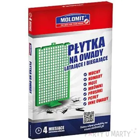 odstraszacz na owady latajace biegajace plytka molomit