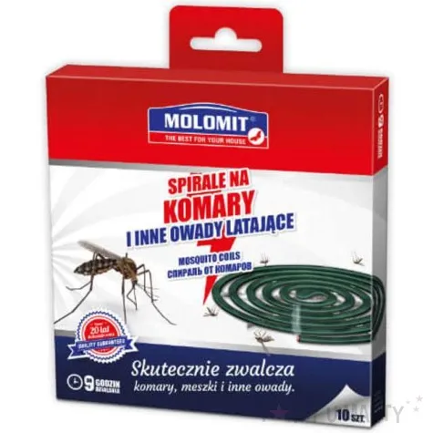 odstraszacz na owady latajace spirala molomit 10 szt