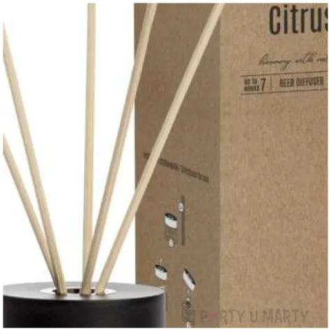 odswiezacz zapachowy pizmo i cytrusy patyczki bispol 50 ml