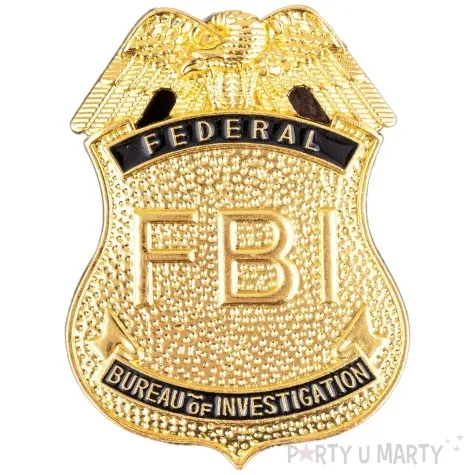 odznaka fbi agent zloty funnyfashion