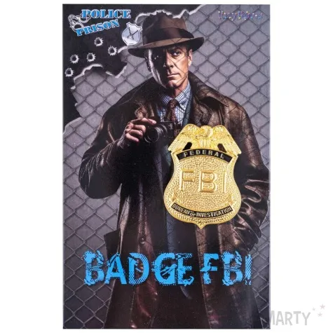 odznaka fbi agent zloty funnyfashion