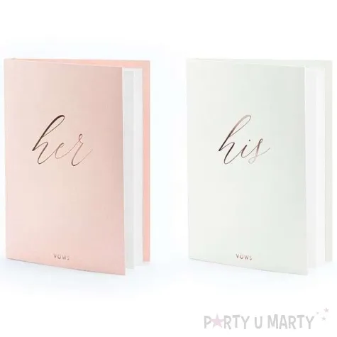 okladki na przysiegi his her mix partydeco 15x11 cm 2 szt