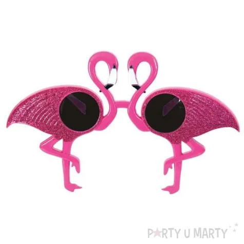 okulary flamingi fries