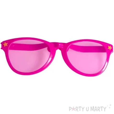 okulary imprezowe jumbo rozowe boland
