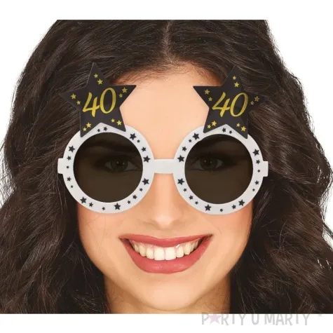 okulary party 40 urodziny gwiazdy guirca