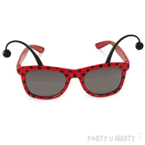 okulary party biedronka czerwone fries