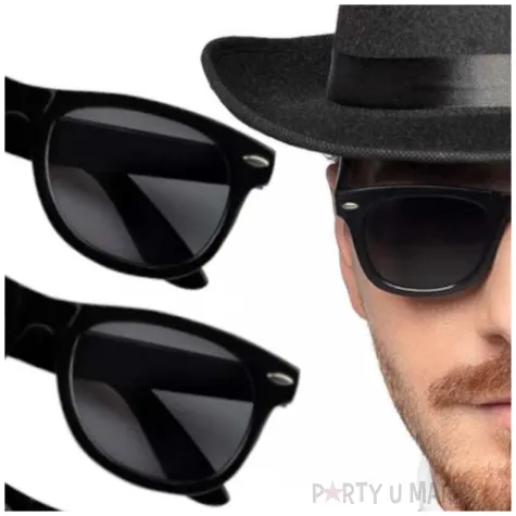 okulary party blues czarny boland 3 szt