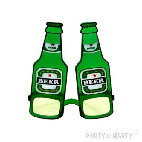 okulary party butelki piwa 1 szt