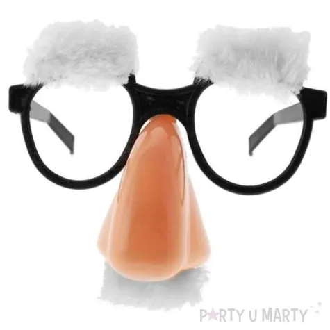 okulary party charakteryzacja siwa