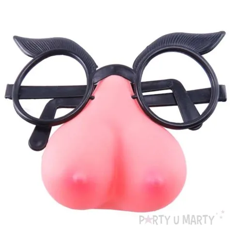 okulary party cycuszki biust tropic