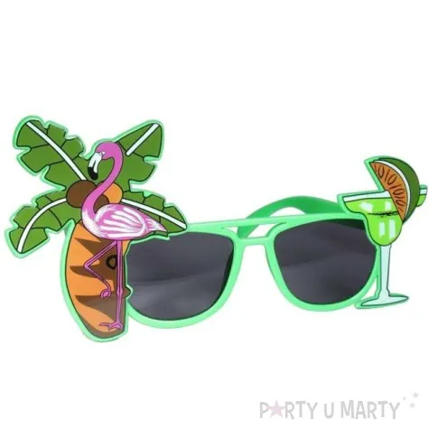 okulary party drink pod palmami tamipol