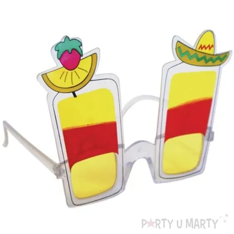 okulary party drink sombrero tamipol