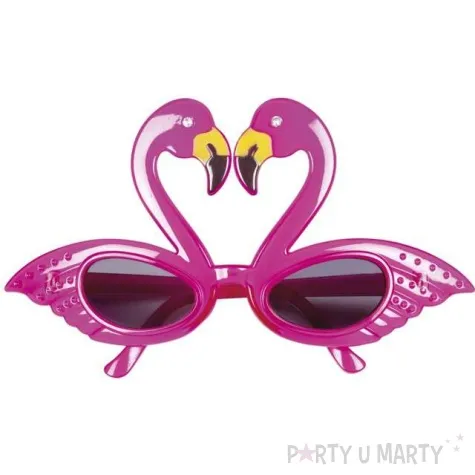 okulary party flamingi rozowe boland