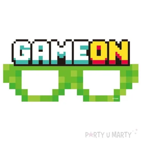okulary party gaming party papierowe godan 6 szt