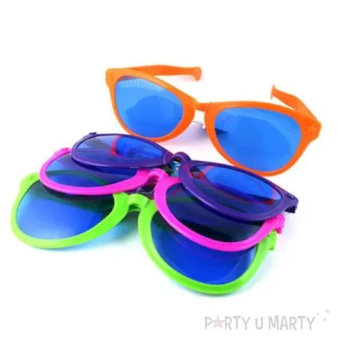 okulary party gigantyczne fioletowe