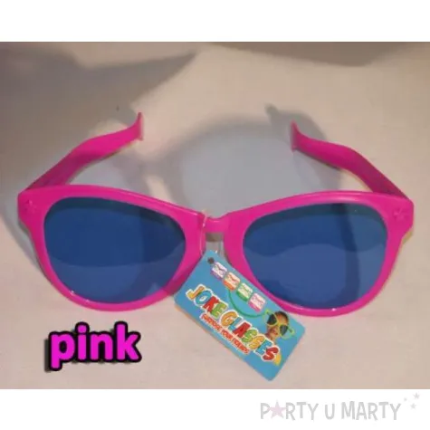 okulary party gigantyczne rozowe