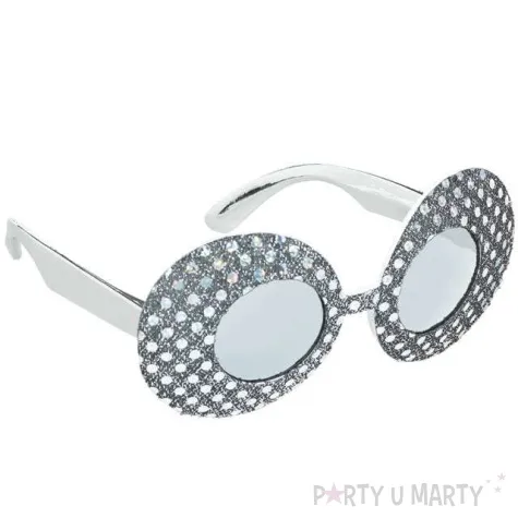 okulary party glitter rain amscan
