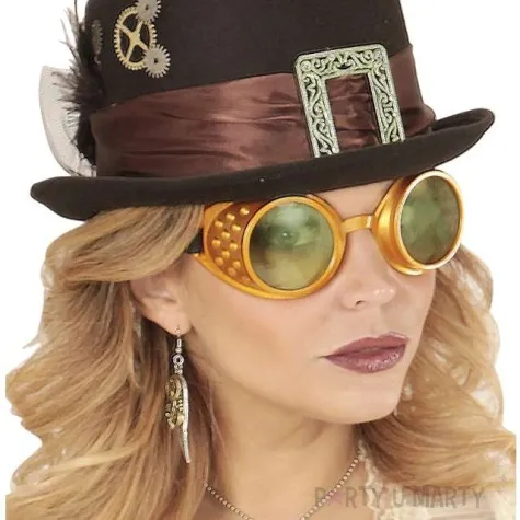 okulary party gogle steampunk widmann