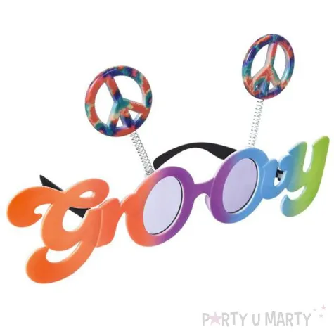 okulary party groovy 60 amscan