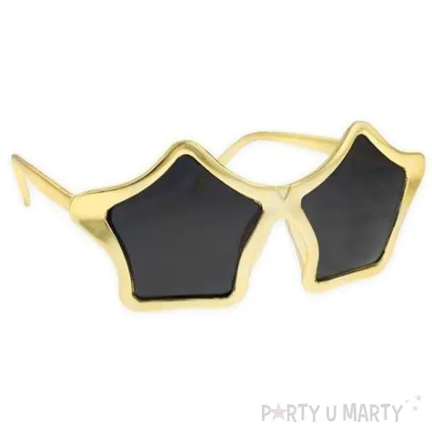 okulary party gwiazdki zlote godan