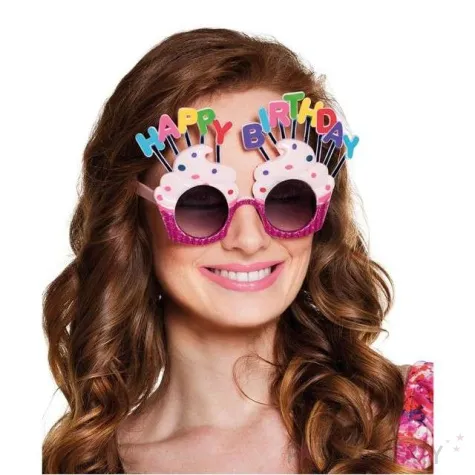 okulary party happy birthday babeczki boland