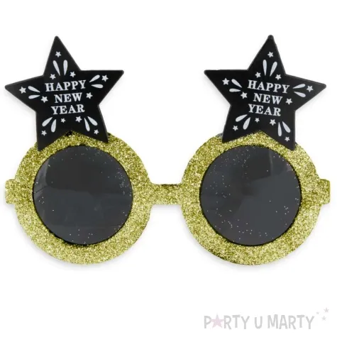 okulary party happy new year nowy rok gwiazdki zloty partypal