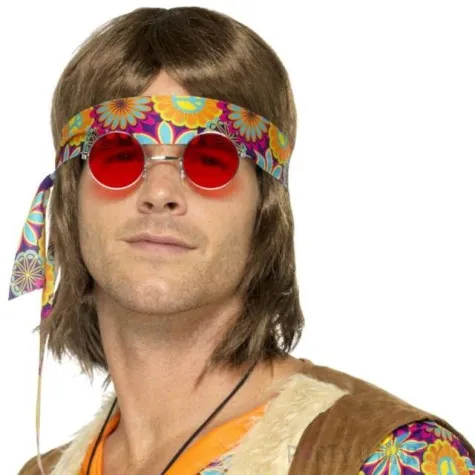 okulary party hipiska w czerwonych smiffys rozm uniwersalny