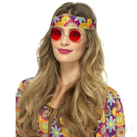 okulary party hipiska w czerwonych smiffys rozm uniwersalny