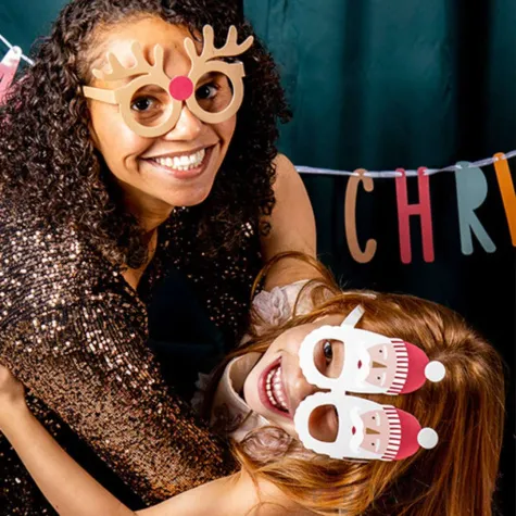 okulary party holly jolly swiateczny szal folat 6 szt