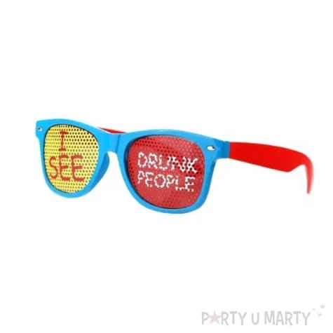 okulary party i see drunk people