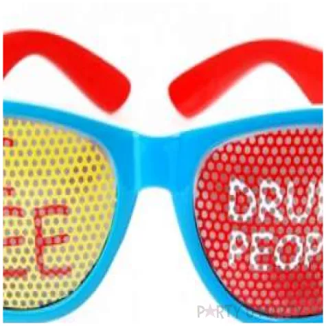 okulary party i see drunk people