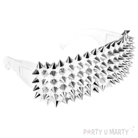 okulary party iglaste cwieki srebrne funny fashion