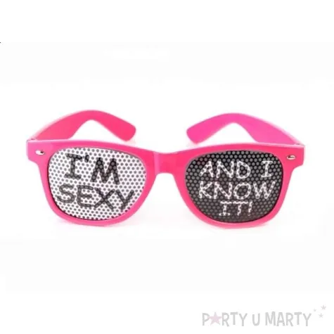 okulary party im sexy and i know it