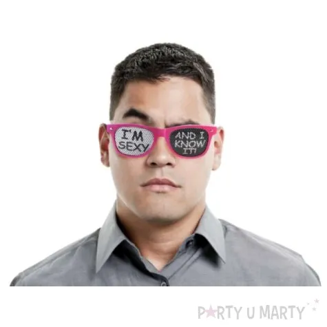 okulary party im sexy and i know it