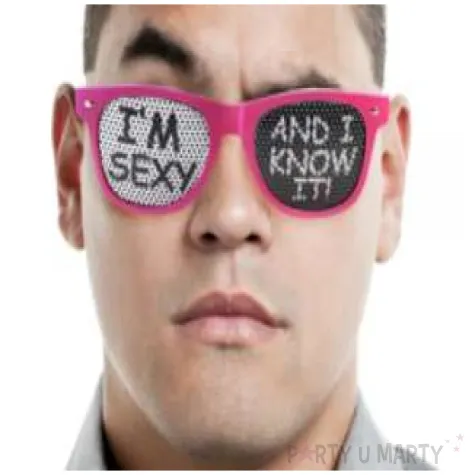 okulary party im sexy and i know it