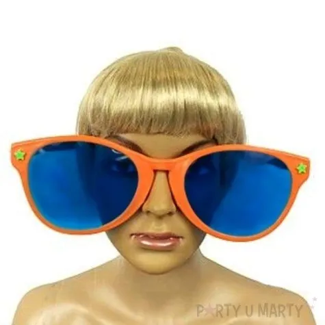 okulary party jumbo pomaranczowe godan