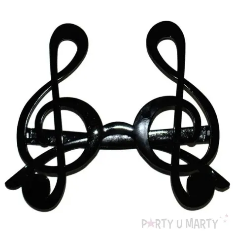 okulary party klucz wiolinowy funnyfashion