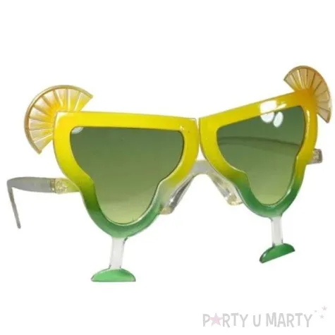 okulary party koktajl alkoholowy zielone tamipol