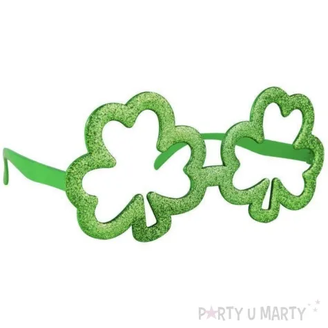 okulary party koniczyny swiety patryk zielony ptitclown