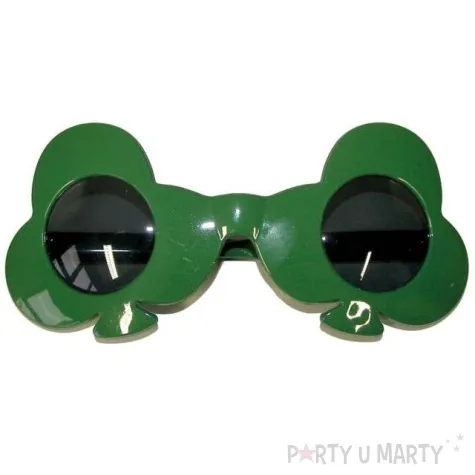 okulary party koniczyny zielone funnyfashion