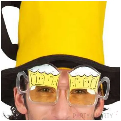 okulary party kufle piwa boland