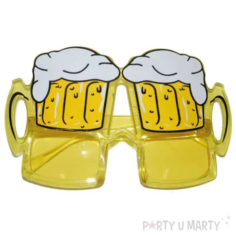 okulary party kufle piwa funnyfashion