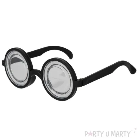 okulary party kujon okragle czarny partypal