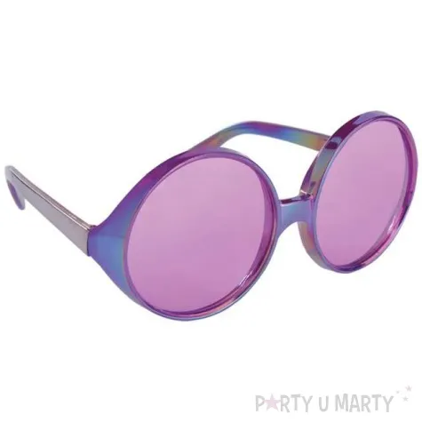 okulary party lennonki liliowy amscan